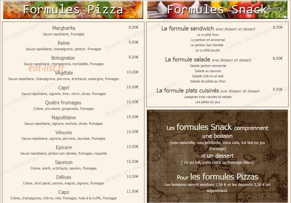 La Tavola Da Vinci — carte page 1