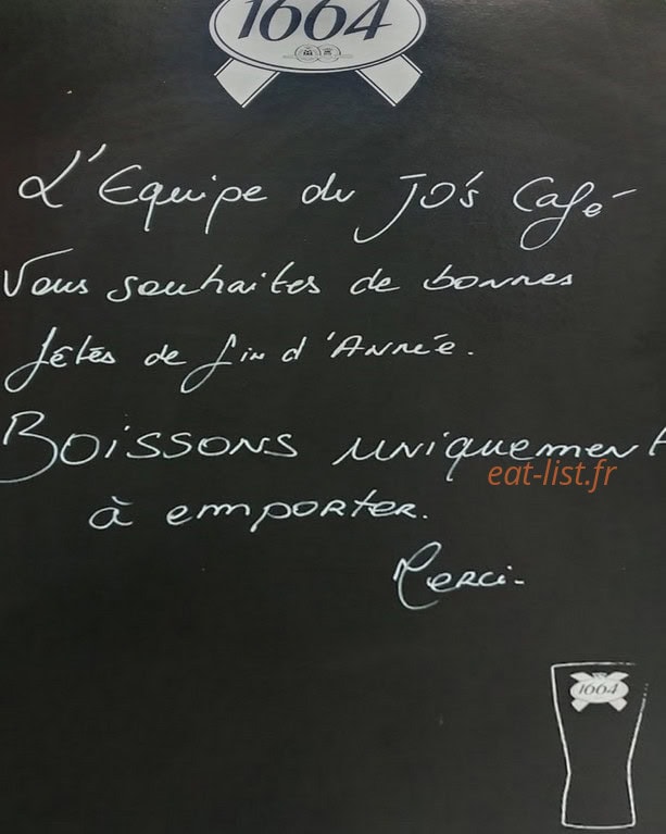 Le Jo's — carte page 1