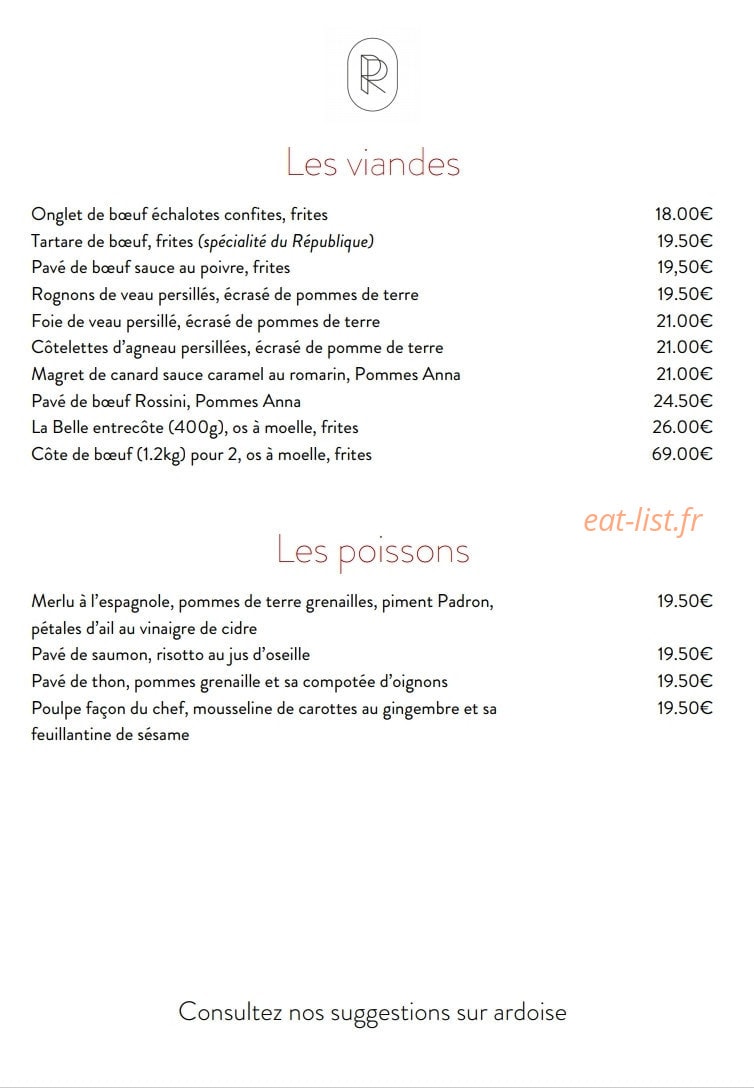 Le République — carte page 2