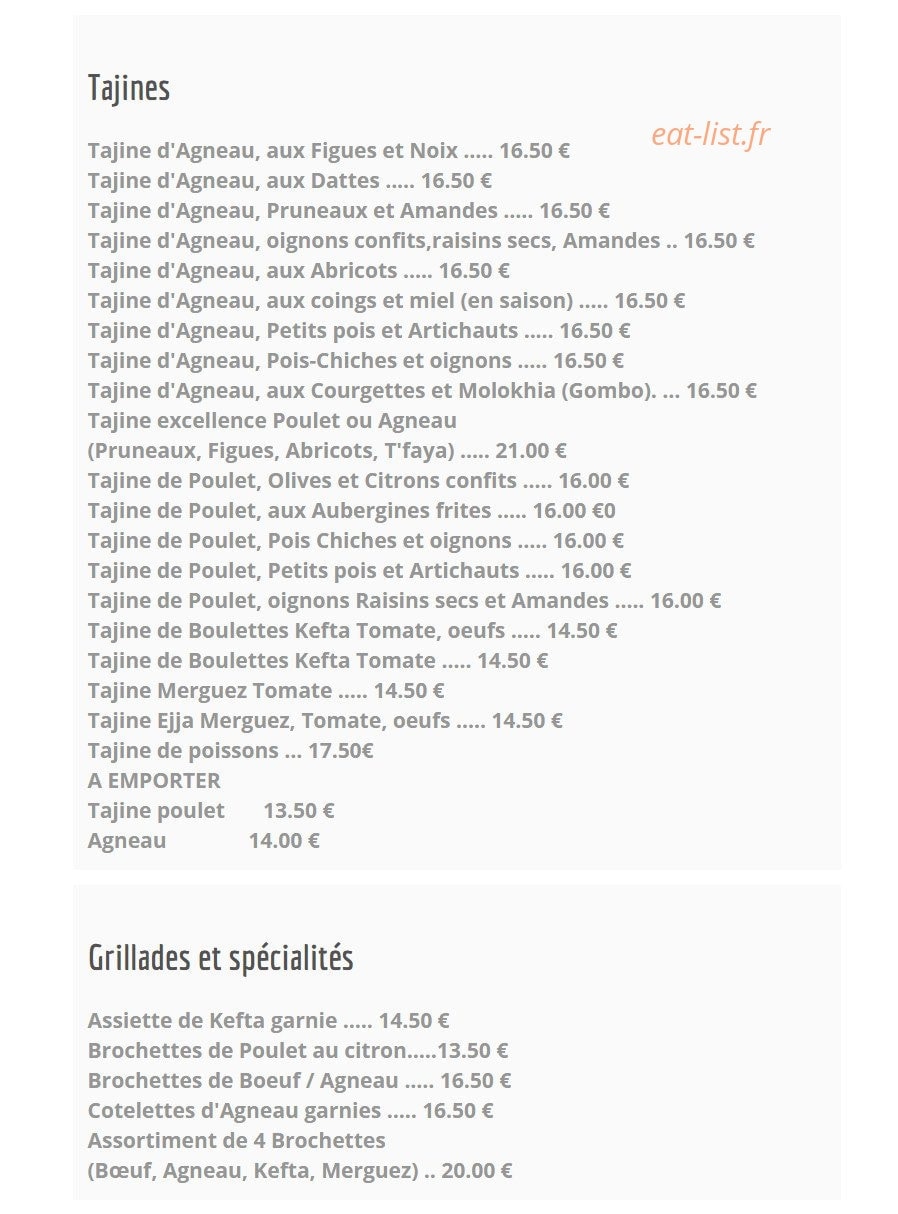 Ô Sésame — carte page 4