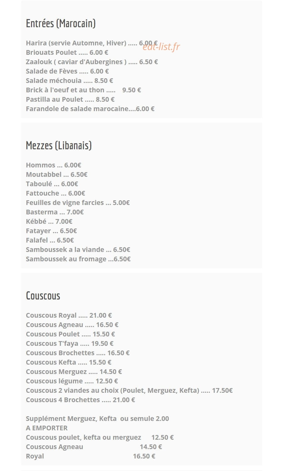Ô Sésame — carte page 3