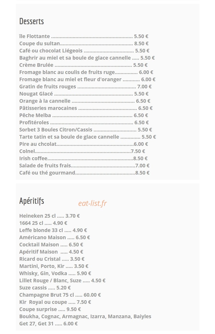 Ô Sésame — carte page 5