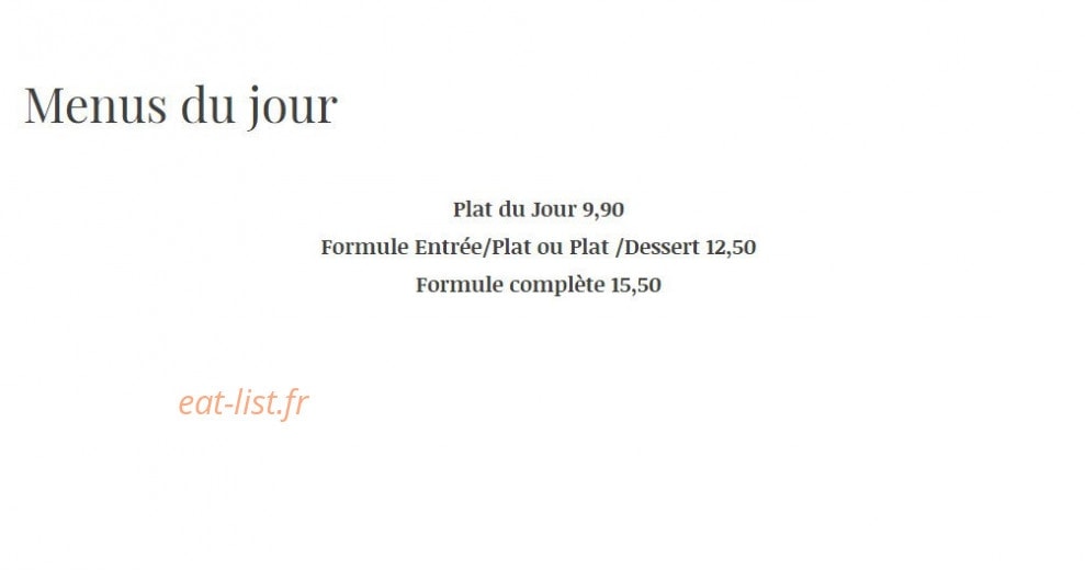 Pessac Kitchen — carte page 3