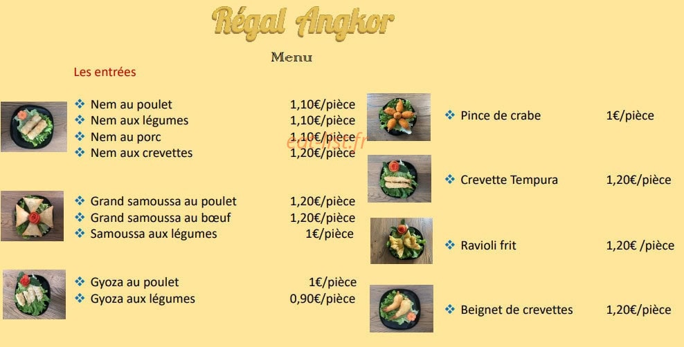 Regal Angkor — carte page 1