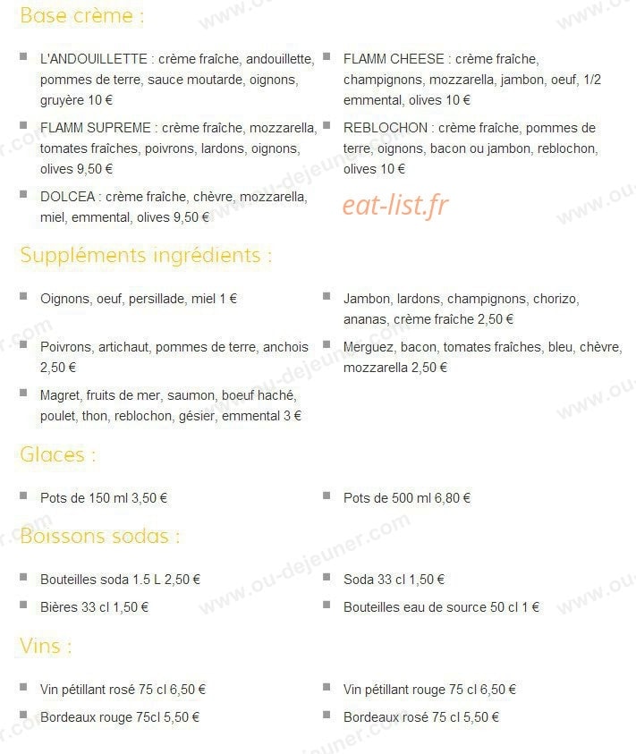 Royal Pizz — carte page 3