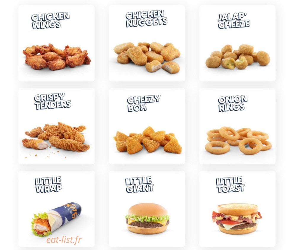 Str'eat Burger — carte page 5