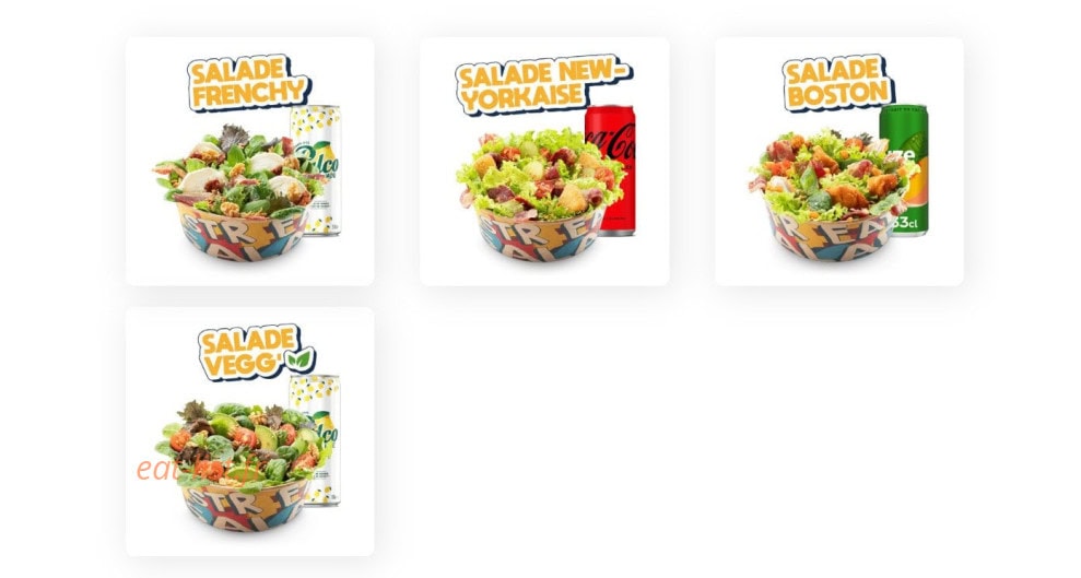 Str'eat Burger — carte page 4