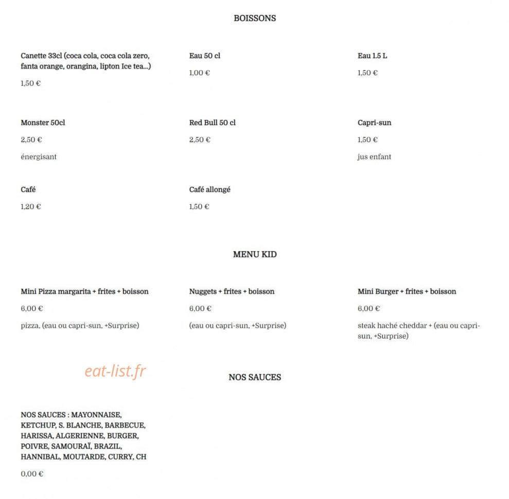 Your Pizza et Tacos — carte page 6