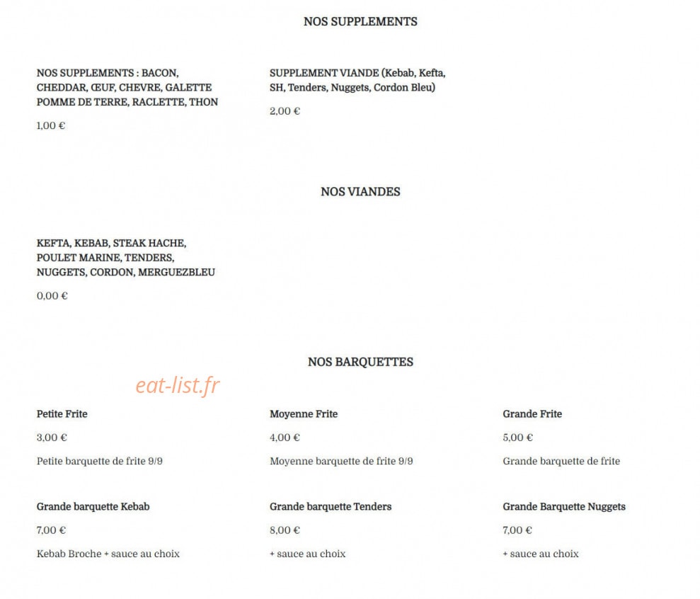 Your Pizza et Tacos — carte page 5
