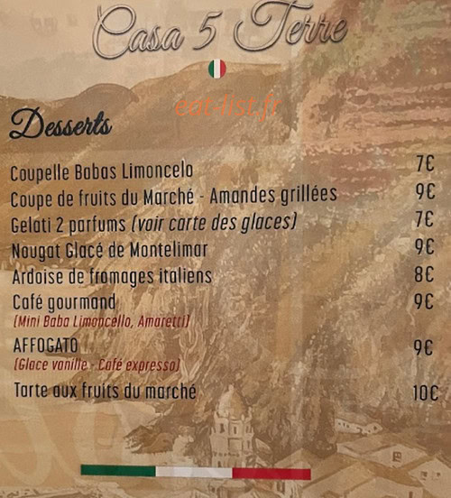 Casa 5 Terre — carte page 2