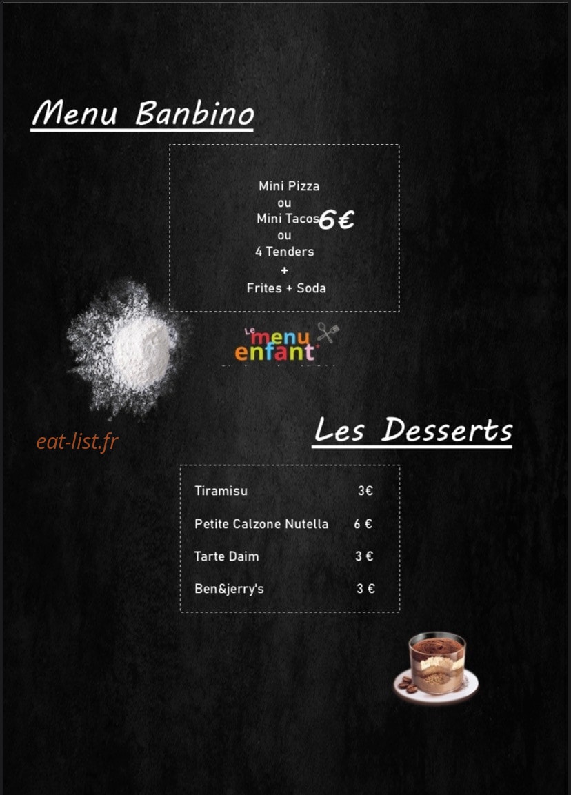 Pizzeria des compères — carte page 6