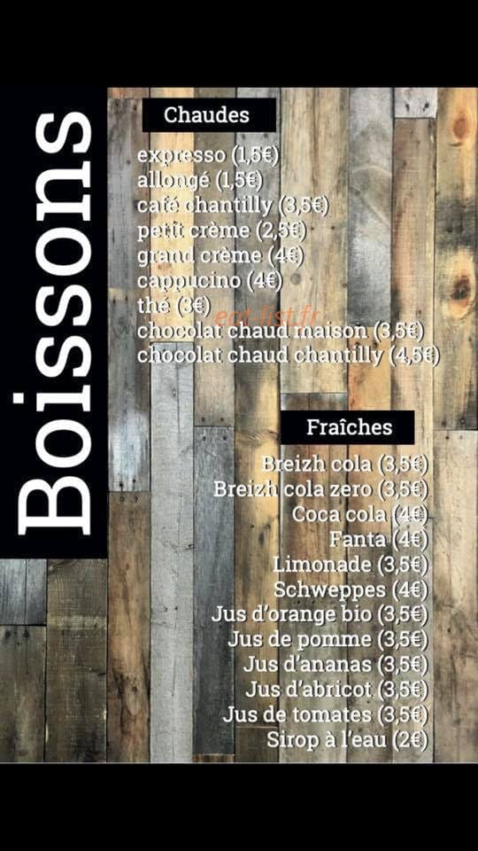 Bistrot breton — carte page 4