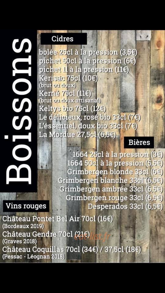 Bistrot breton — carte page 5
