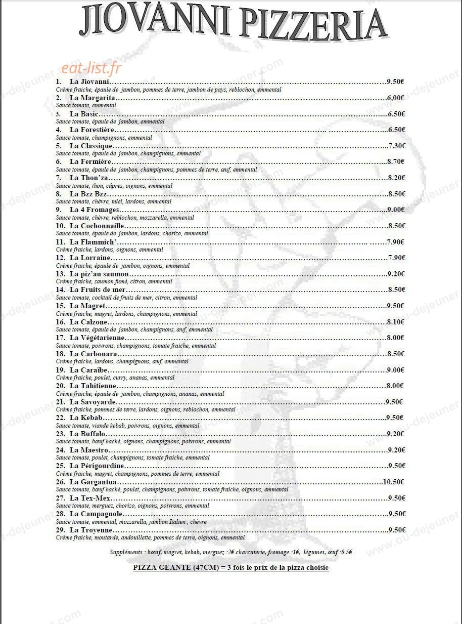 Jiovanni — carte page 1