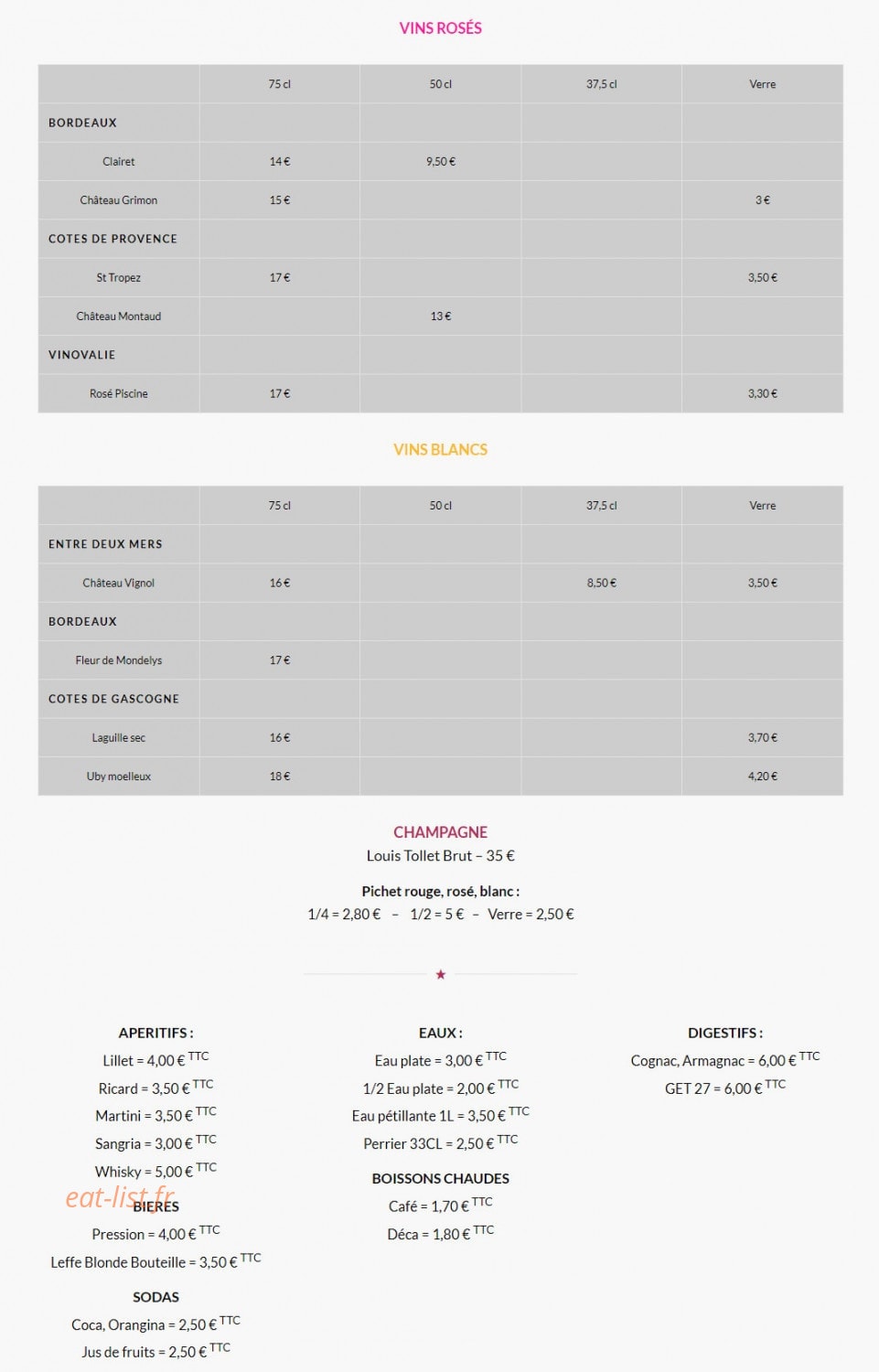 La Régalade — carte page 4