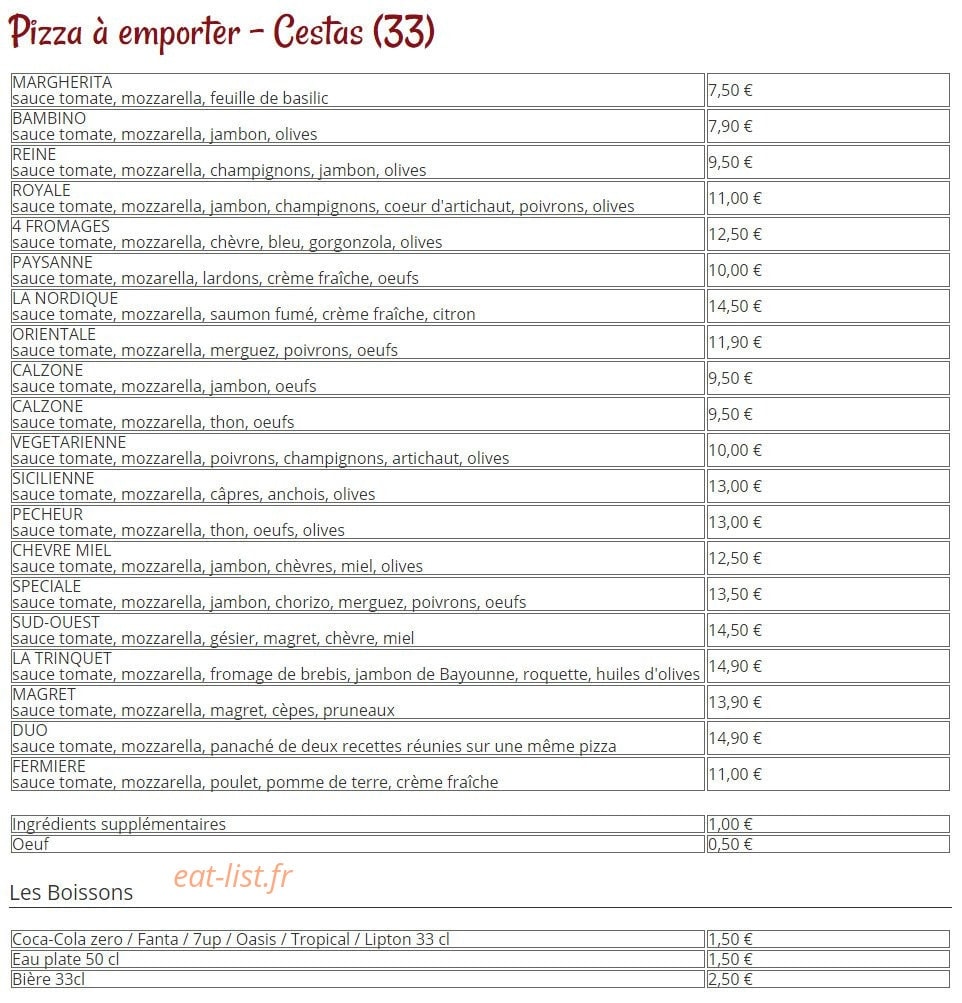 Le Trinquet — carte page 6