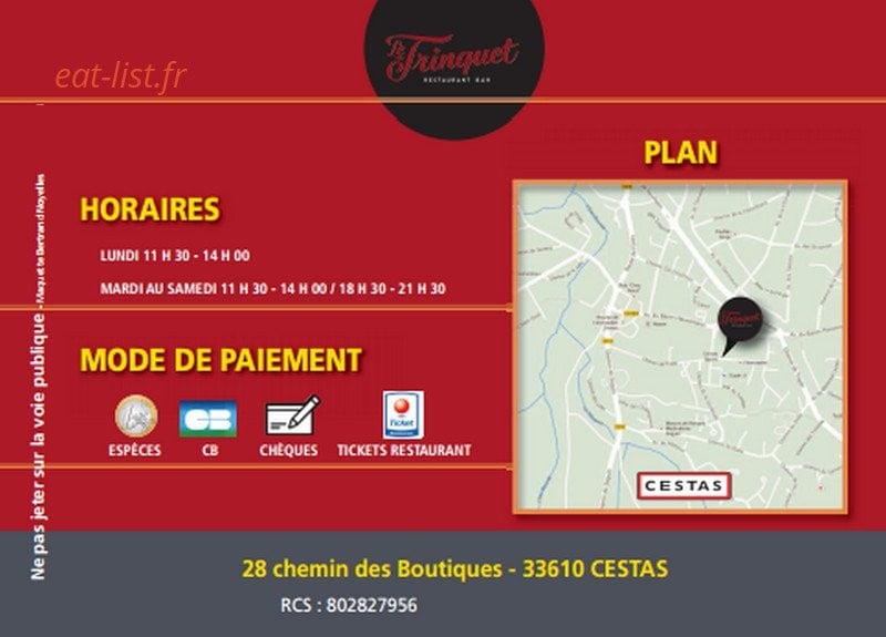 Le Trinquet — carte page 4