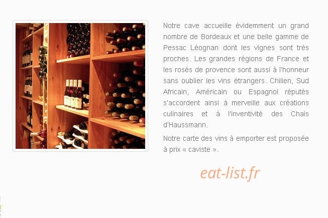 Les Chais d'Haussmann — carte page 5