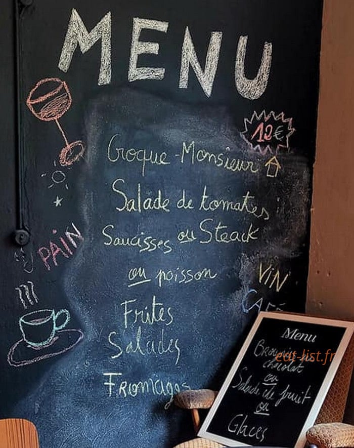 Chez Solange — carte page 1