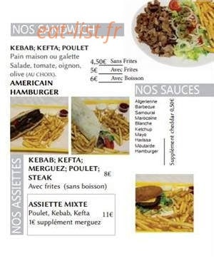 Sever Kebab — carte page 2