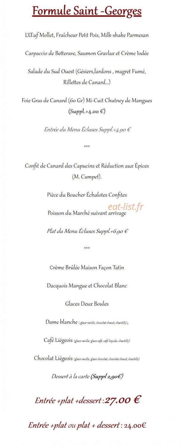 Le petit Caboulot — carte page 5