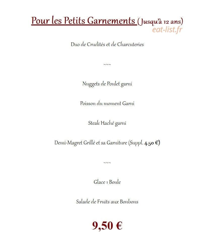 Le petit Caboulot à Isle Saint Georges - menu et photos