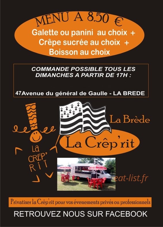 La Crêp'rit — carte page 1