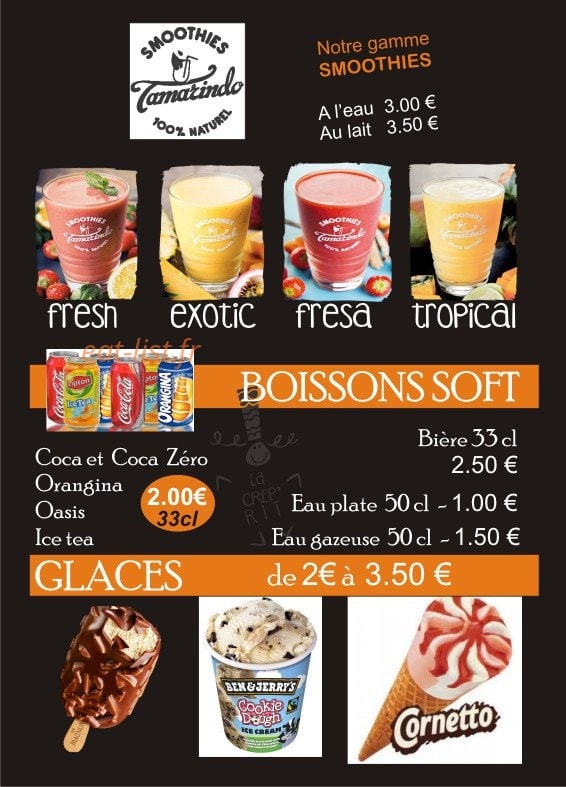 La Crêp'rit — carte page 4