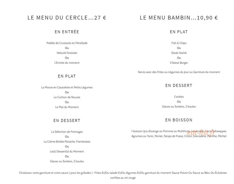 Le Cercle — carte page 5