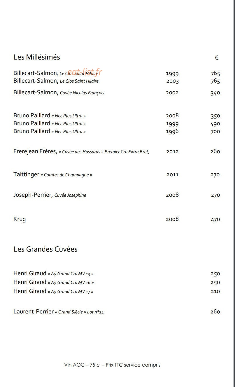La Grand' Vigne — carte page 6