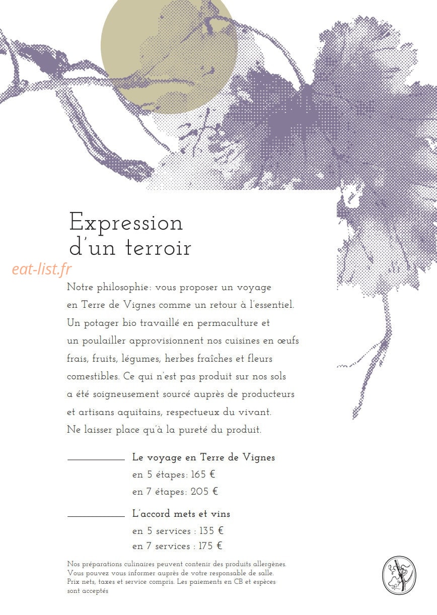 La Grand' Vigne — carte page 1