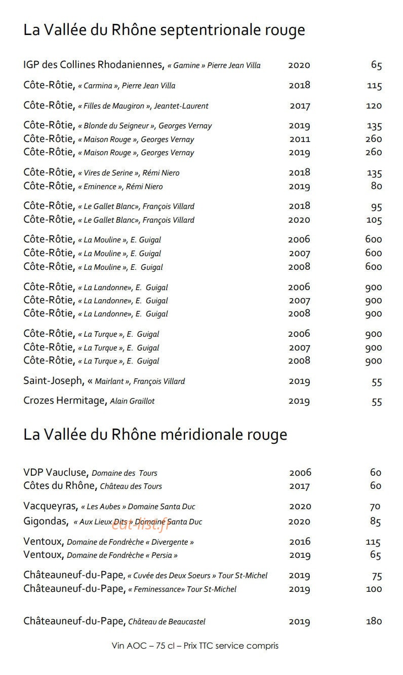 La Grand' Vigne — carte page 23