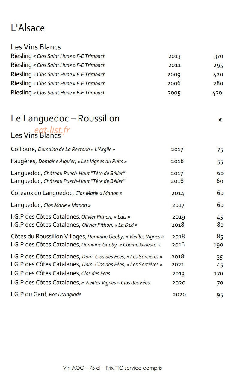 La Grand' Vigne — carte page 25