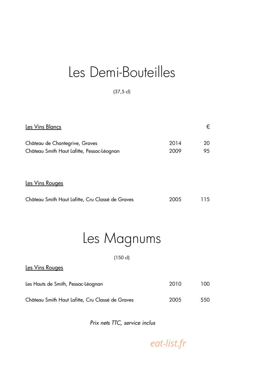 La Table du Lavoir — carte page 11