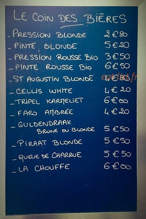 La Guinguette du Moulin — carte page 5