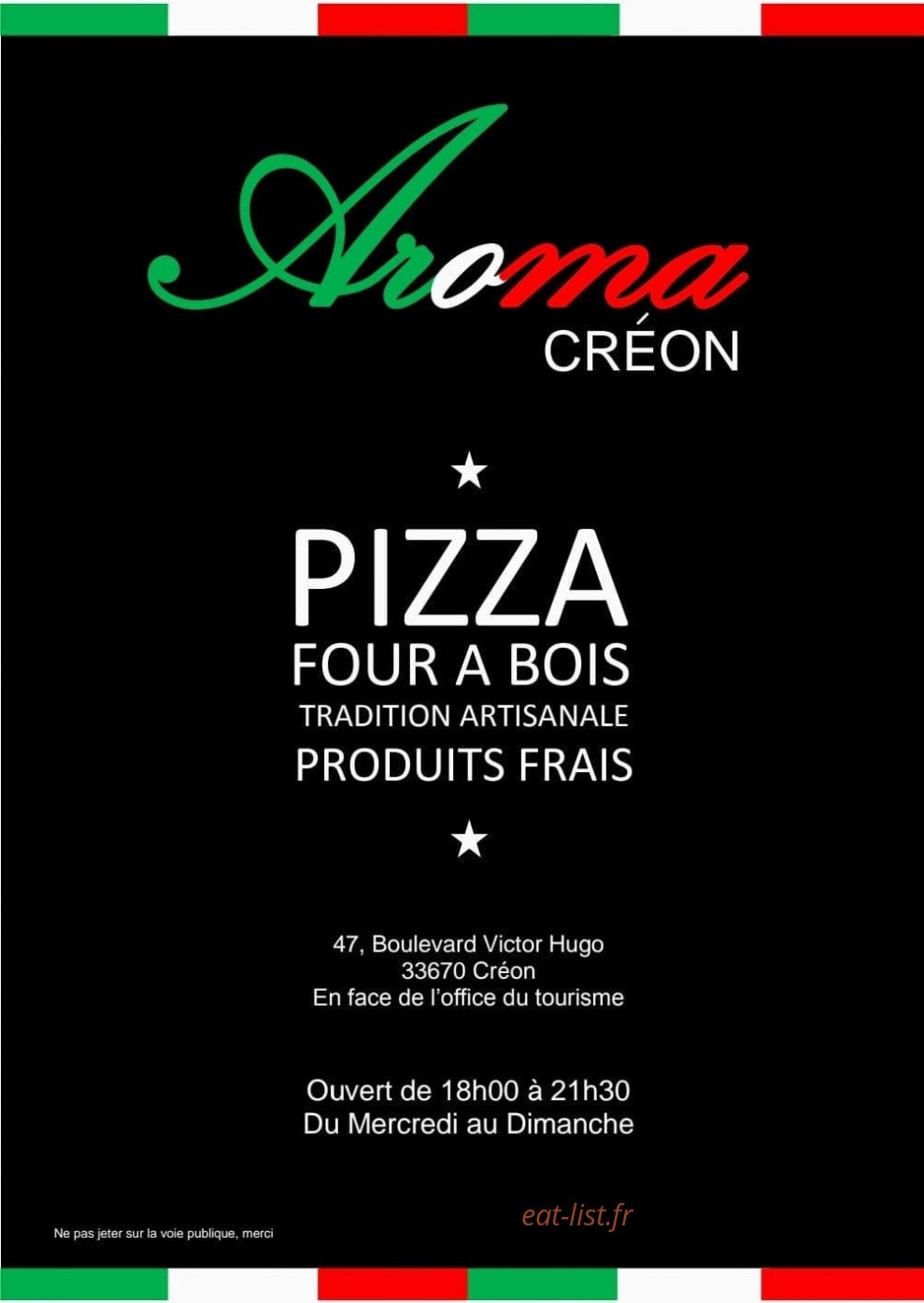 Aroma — carte page 1