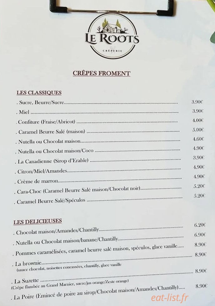 Le Roots — carte page 1