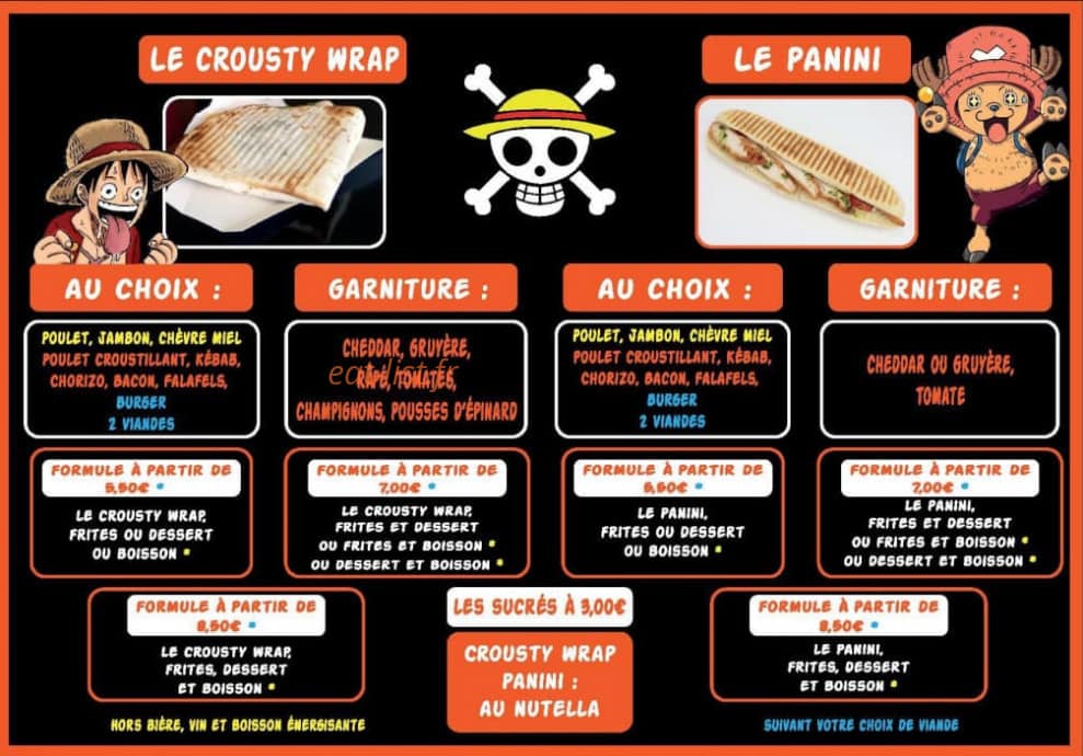 Le Spoon — carte page 2