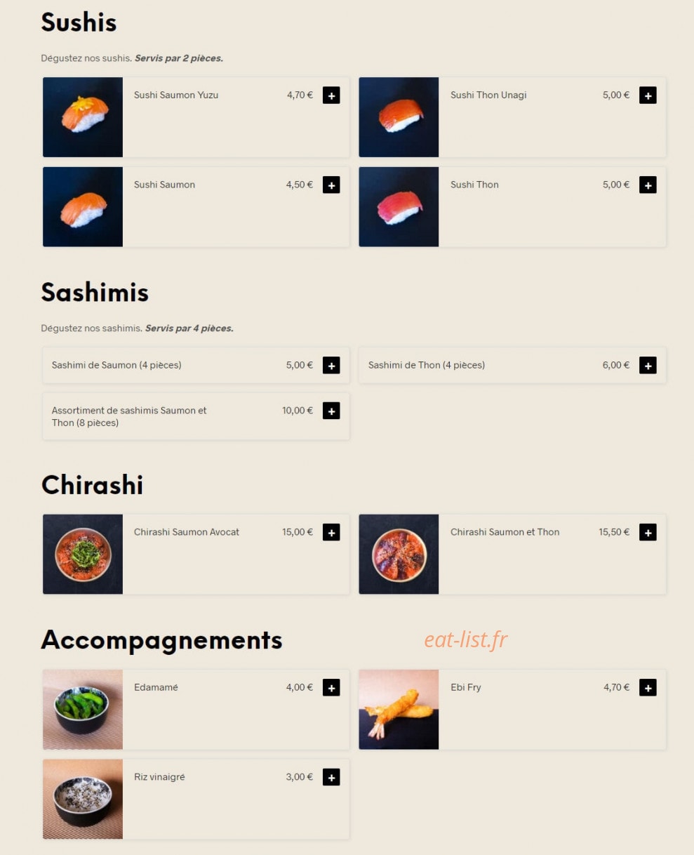 Maki San — carte page 2