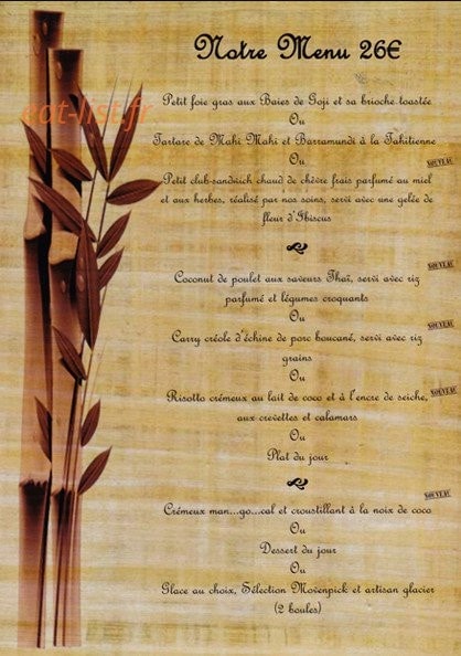 La Cabane — carte page 4