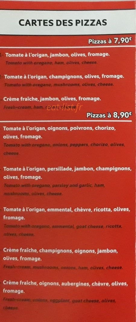 La Cantine Du Coin — carte page 2