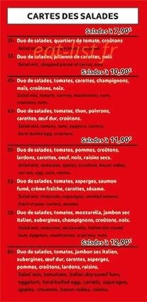 La Cantine Du Coin — carte page 5