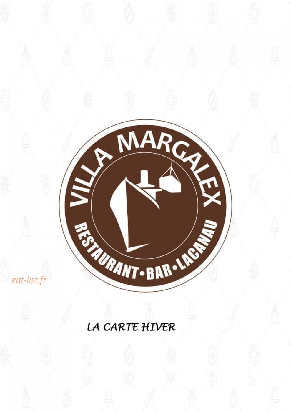 Le Café Maritime — carte page 1