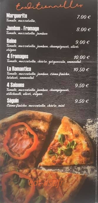 Pizza Marcuzzi — carte page 1
