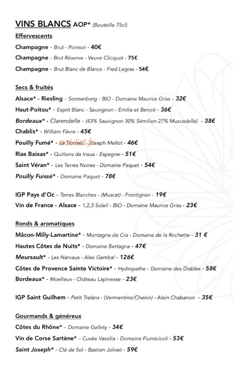 Le Dahlia — carte page 5