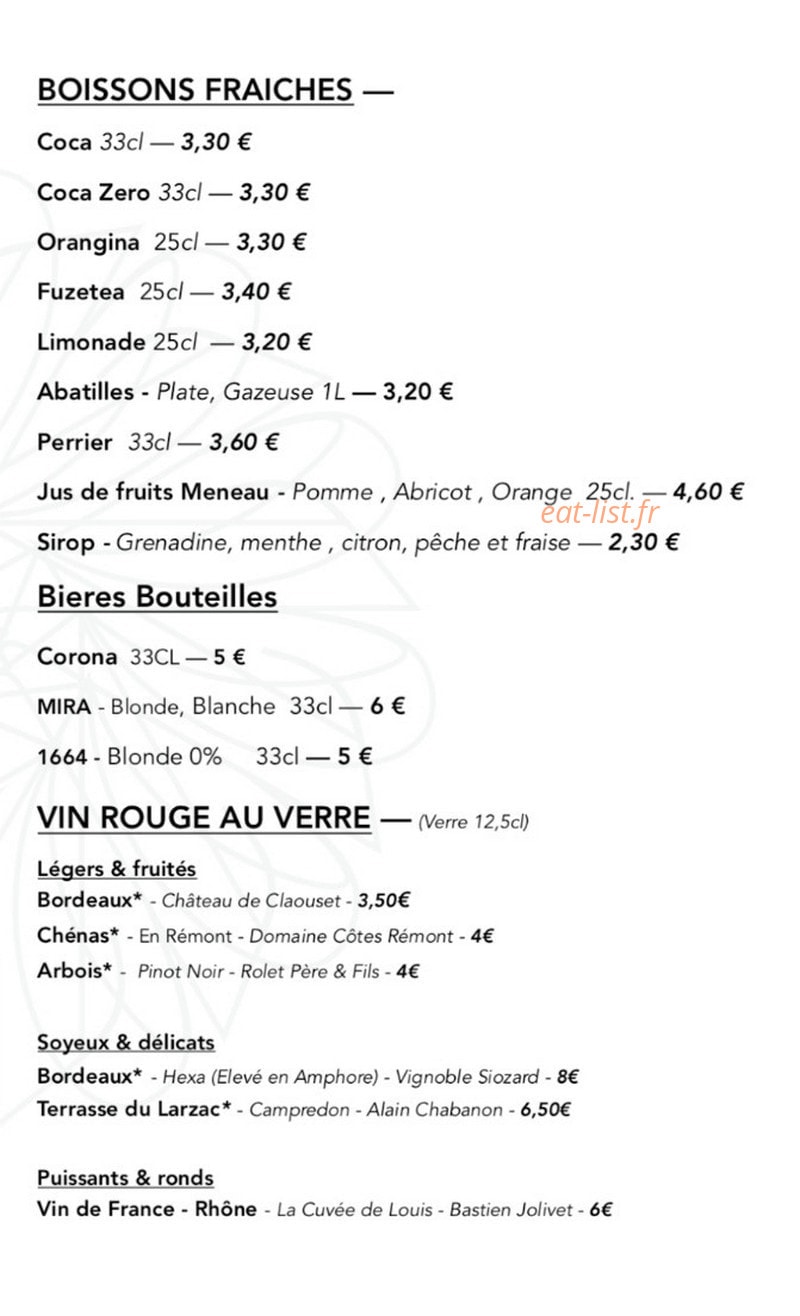 Le Dahlia — carte page 3