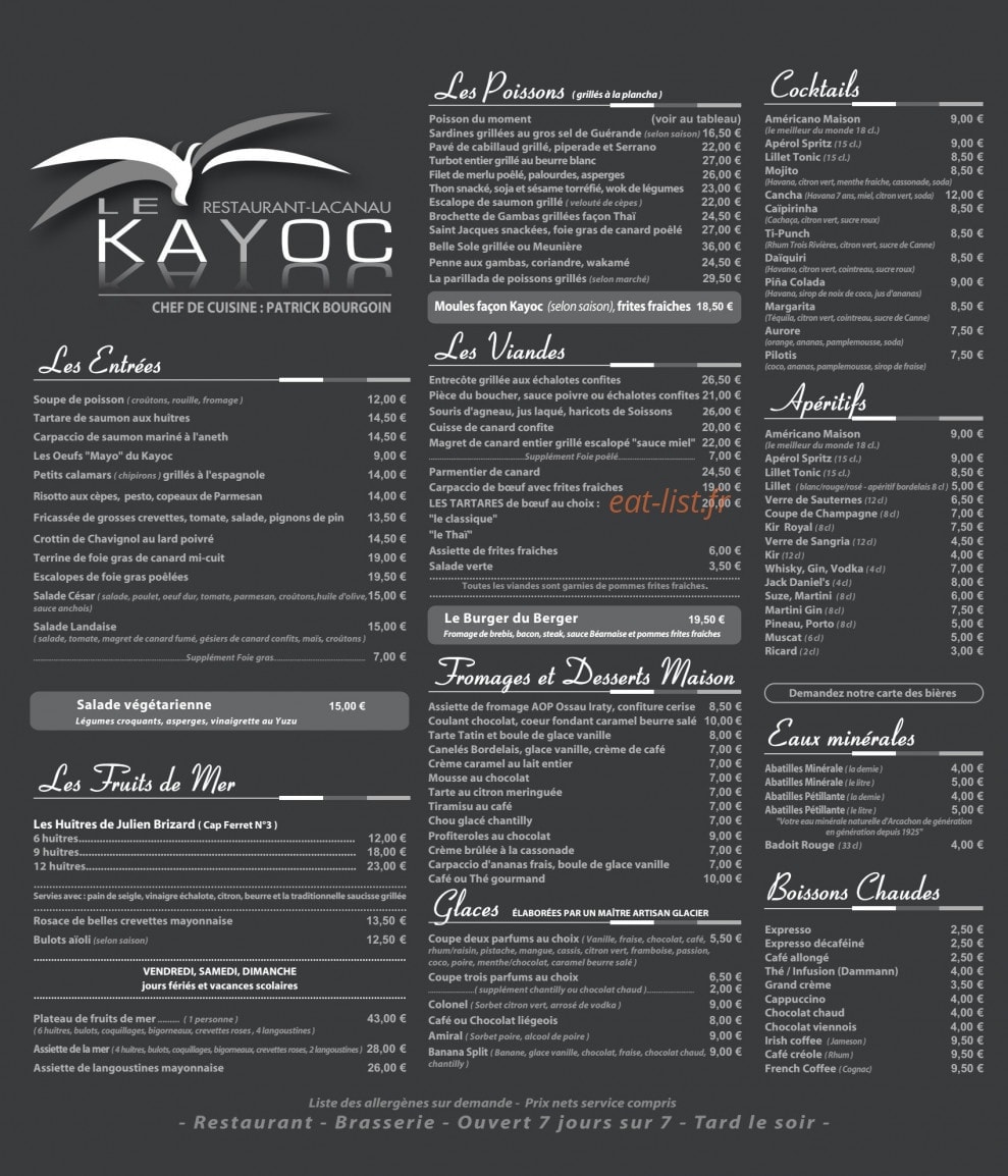 Le Kayoc — carte page 1