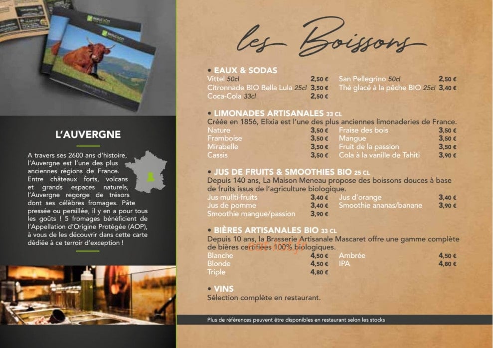 Basilic & Co — carte page 2