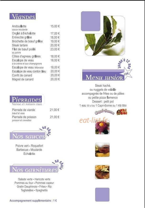 Bella Pizza — carte page 5