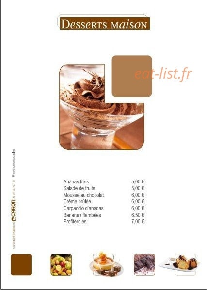 Bella Pizza — carte page 11
